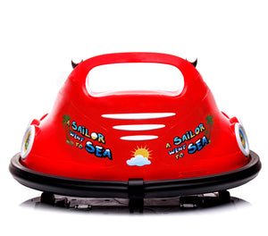 TAMCO S318 RED  Ride On Bumper Car, Bumper Car for kids,electric bumper car Remote Control 360 Spin kids bumper for 3-6 years  Girls Boys Toddler Kids  rechargeable gift  car  with  Colorful lights