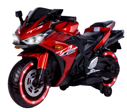 TAMCO-T3  pink  kids 12V Children ride on motorcycle 3-6 years Kids ride on motorcycle with lightting wheels ,hand  drive , PU seat