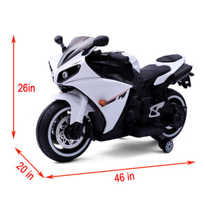 TAMCO-T1 white  kids motorcycle ,12V  wheels  with light, hand  drive , PU seat, electric motorcycle  Children ride on motorcycle ,free shipping